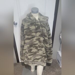 Camouflage Fleece Hoodie